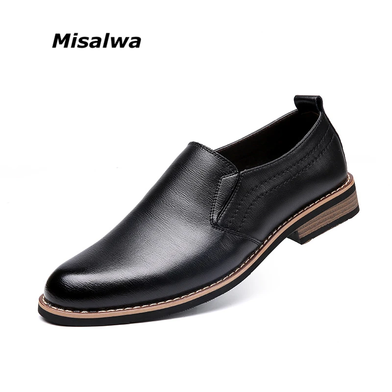 Hole cut Loafers Solid Men leather Shoes Men Casual