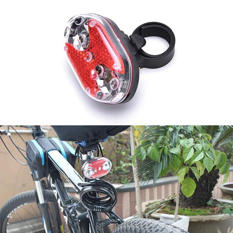 1Pc Safety Bike Bicycle LED Bright Flashing Light Lamp Back Rear Light