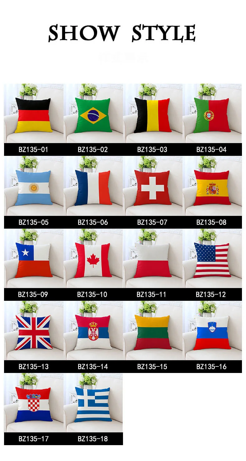 USA» Подушка Чехол французский Кантри стиль флага Канады подушка чехол s диван полиэфирная наволочка