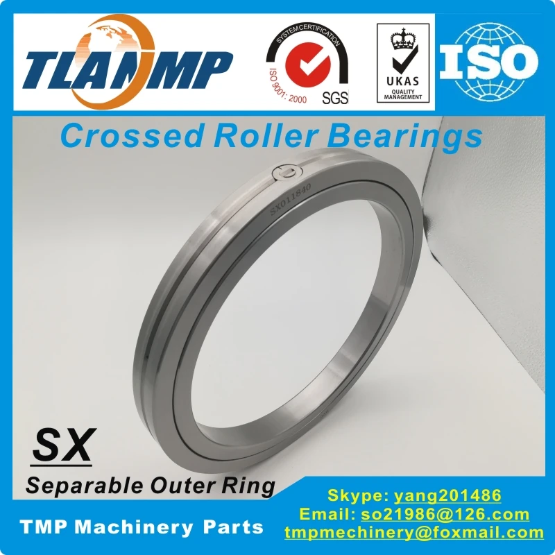 

SX011818 TLANMP Crossed Roller Bearings (90x115x13mm) Thin section bearing Slim ring types Robotic Bearings