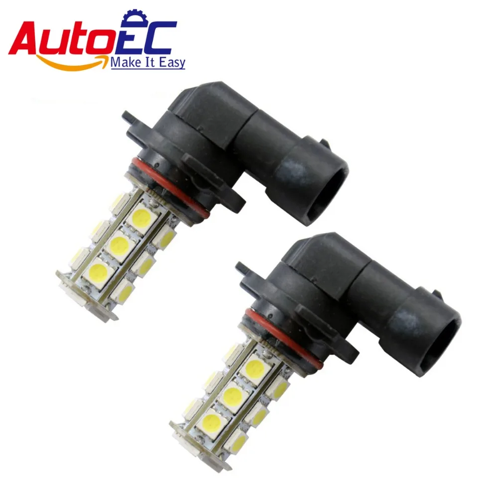 

AutoEC 2 X 9005 9006 HB3 HB4 led 18 SMD 5050 Car Fog light Day Driving LED Lamp Parking lights 12V white blue