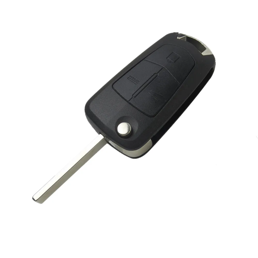 OkeyTech 2/3 раскладной чехол для автомобильного ключа с кнопкой Vauxhall Opel Corsa Astra Zafira