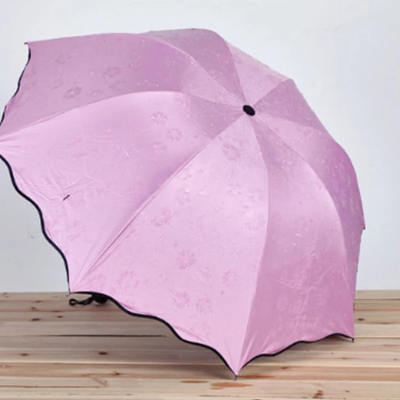 

waterproof folding rain umbrella meet water Pop up flower mini pocket umbrella ladies men's UV umbrella easy travel