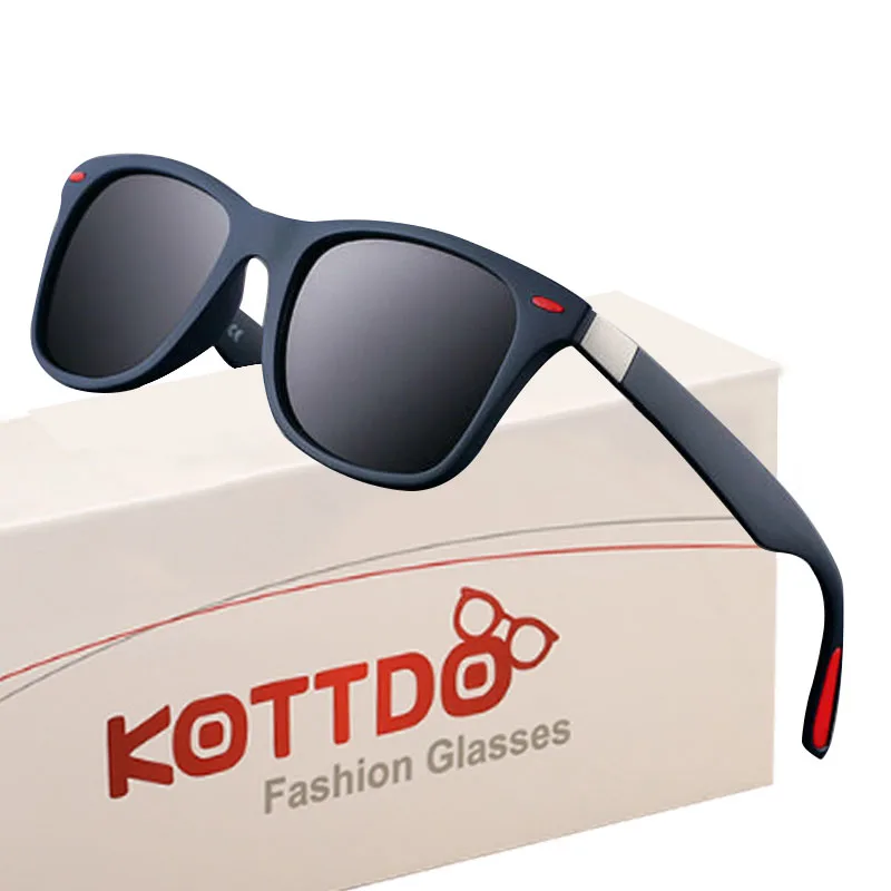 

KOTTDO 2019 Classic Retro Eyewear Sunglasses Men Polarized Fashion Cat Eye Round Women Sunglasses Vintage Driving Glasses Frame
