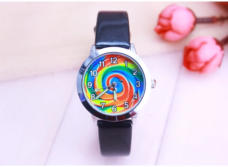 2018 мода мультфильм часы цвета радуги детские часы дети студент цифровой милые спортивные подарок наручные