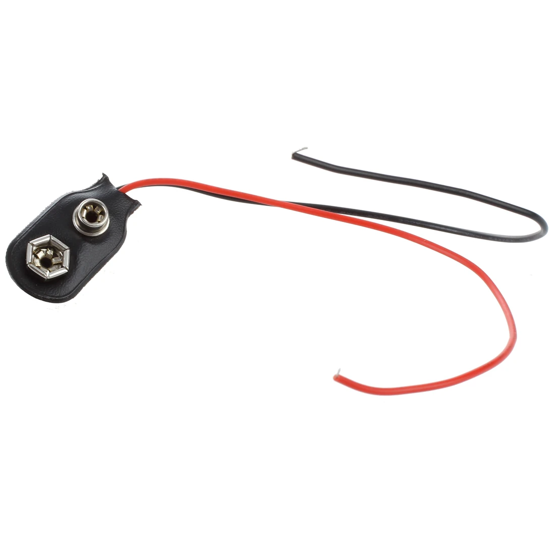 PP3 9V Battery Snap on Clip Connector x 2 Cable Lead 150mm 9 Volt Holder