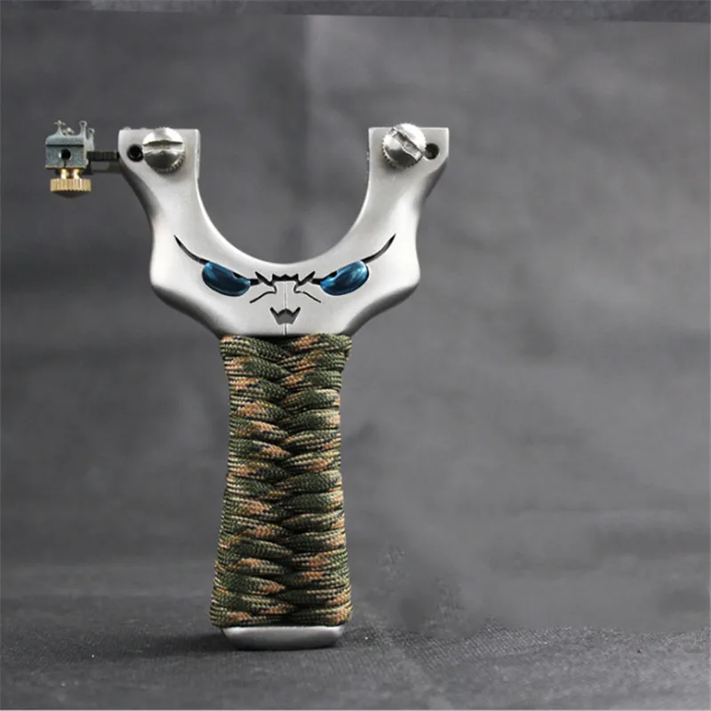 

Slingshot hunting catapult stainless steel small monster precise outdoor shooting with rubber band 2019 new