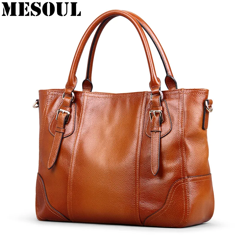 Brand Luxury Women Handbags Genuine Leather Ladies Bag Totes Vintage Large Capacity Office Shoulder Bags Female Messenger Bag Brand Luxury Women Handbags Genuine Leather Ladies Bag Totes Vintage Large Capacity Office Shoulder Bags Female Messenger Bag