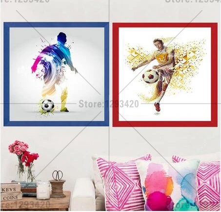 

5D diy diamond painting football player mosaic full square resin rhinestones diamond cross stitch embroidery handmade crafts