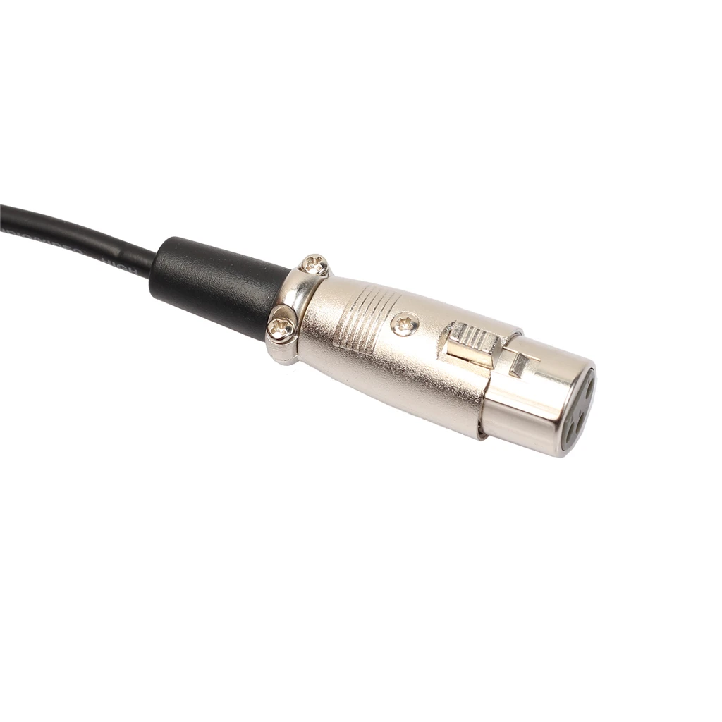 REXLIS Новый XLR 3 Pin Женский к прямым углом 1/8 XLR3F 5 мм TRS для DV камеры/микрофон