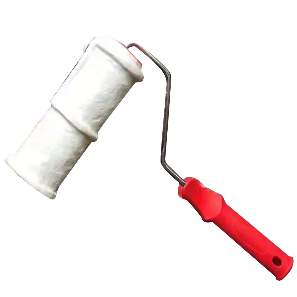 

8 Inch Embossing Cylinder Home Draw Wall Decoration DIY Construction Tool Paint Roller Art Portable Patterned Brush Handle