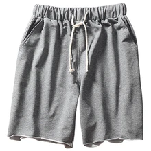 Летние спортивные шорты в стиле хип-хоп для мужчин Kanye уличная свободные шорты серые спортивные повседневные мужские беговые шорты для потения S6T272