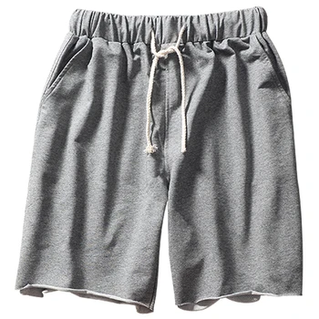 

Summer Hip Hop Sweatpants Shorts Men Kanye Streetwear Loose Shorts Grey Sports Running Casual Mens Sweat Jogger Shorts S6T272