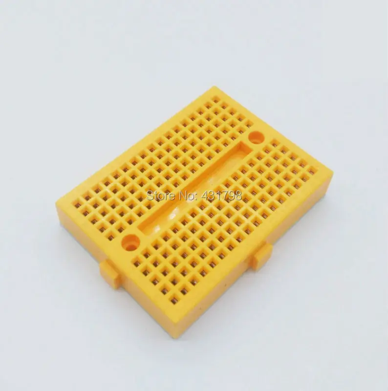 

SYB-170 Mini Solderless Prototype Experiment Test Breadboard 170 Tie-points 35*47*8.5mm DIY ESP8266 Raspberry Pi