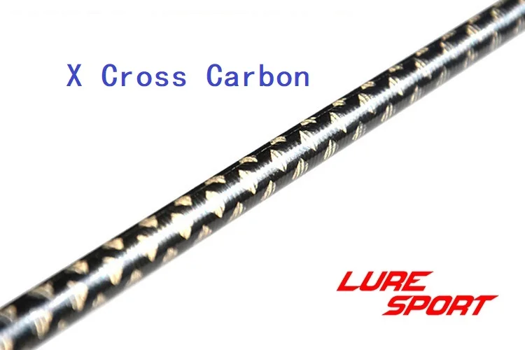 LureSport 1,98 м 2,1 М 2,4 м стержень пустой 1 к тканый карбоновый шарнир X cross Toray carbon 2 секции стержень строительный компонент ремонт DIY