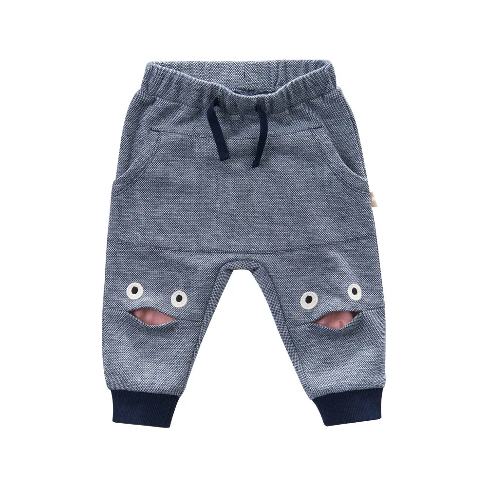 DB7185 dave bella/весенние модные длинные штаны для маленьких мальчиков детские штаны для малышей брюки для мальчиков - Цвет: denim