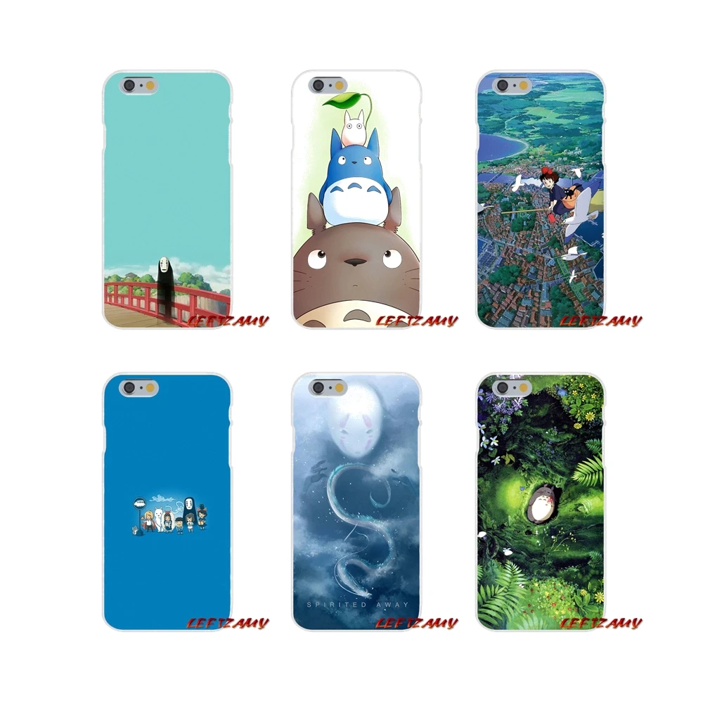 

For Xiaomi Redmi Note 6A MI8 Pro S2 A2 Lite Se MIx Max 2 3 F1 For Oneplus 3 6T Cute Totoro Spirited Away Ghibli Miyazaki Covers