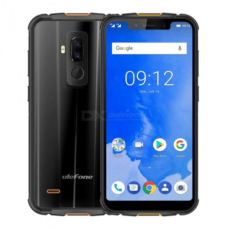 

Ulefone Armor 5 IP68 Waterproof Mobile Phone Android 8.1 5.85" HD+ Octa Core 4GB+64GB NFC Face ID Wireless Charge 4G phone