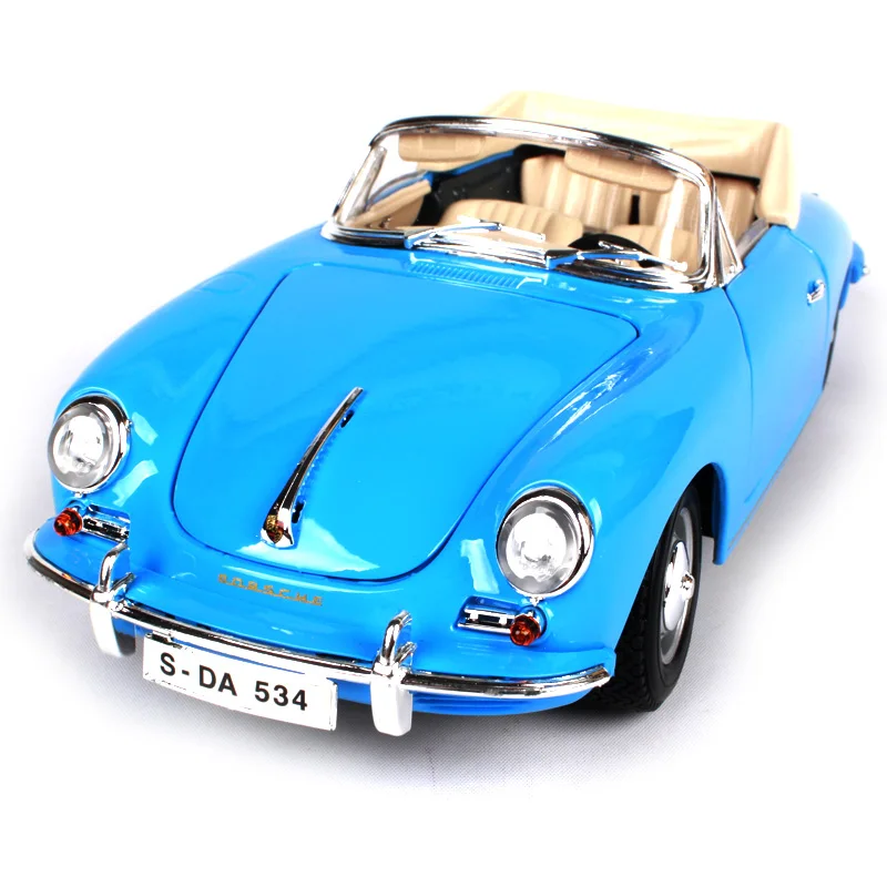

1:18 Original Alloy Die-cast Maisto Car Models Home Decor Imitation Cars mkd2 for Children Vintage Car 356B/ jaguar / Benz /Fiat
