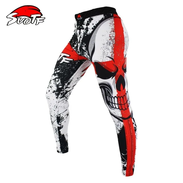 Спортивная футболка SUOTF MMA Rashguard для бокса + брюки одежда фитнеса эластичные трико