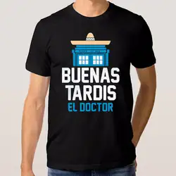 Doctor Who Buenos Tardis El Doctor футболка новая хлопковая Футболка S-3XL Горячая 2018 Летняя мужская футболка Мода фильм рубашка