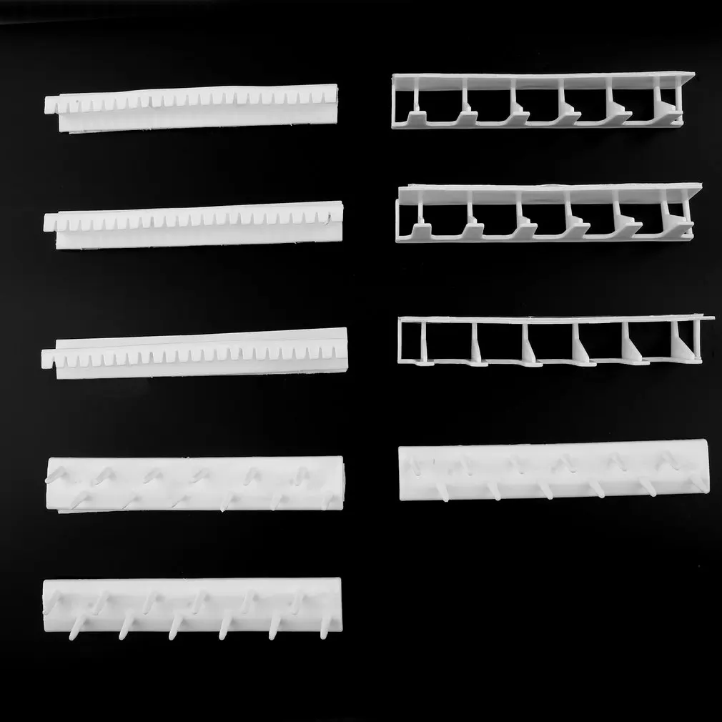 9pcs/set Jewelry Organizer Holder Packaging Set Jewellery Rack Wall Stander Earring Necklace Sticky Hanger Hooks Display