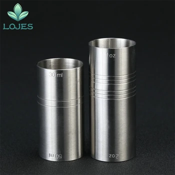 

Stainless Steel Double Thimble Measure Cocktail Jigger Bar Measures For Cocktail Drink Bartender Bar Tool