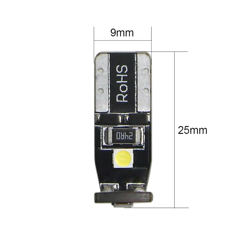 4x автомобиля T10 светодиодный Canbus W5W лампы Интерьер светильник 12V Клиренс клиновидный магистральному Чемодан Чтение номерного знака Лампы Нет Ошибка 3SMD