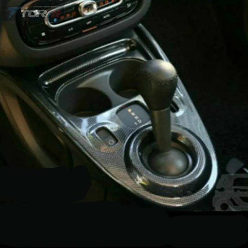 For Mercedes Benz Smart Fortwo Forfour 2017 2018 Car Styling For Mercedes Benz Smart Fortwo Forfour 2017 2018 Car Styling Accessories Interior Decoration Gear Abs Stickers Black Red In From Automobiles
