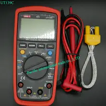 UNI-T UT139C Правда RMS Цифровой Мультиметр ЖК-Дисплей Мультиметр Портативный Тестер Амперметр Multitester