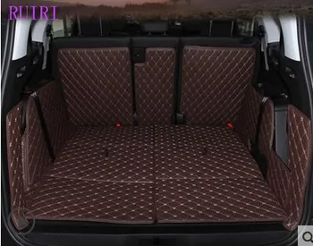 

Good quality! Special car trunk mats for Peugeot 5008 7 Seats 2019-2017 waterproof cargo liner mats boot carpets for 5008 2018