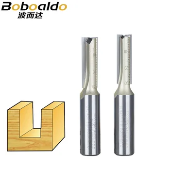 

1pcs 1/2 2Flutes Straight Carving Cutter Arden Router Bits Metric Cleaning Bottom Straight Cutter TC With Grinded Bottom Cut