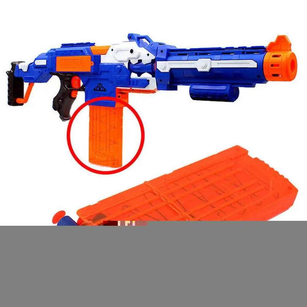 RCtown 12 Перезагрузка клип журналов круглые Дартс Замена пластиковых журналов игрушечный пистолет обойма для мягких пуль оранжевый для игрушечного пистолета zk15