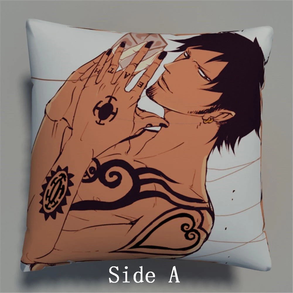 One Piece Trafalgar Law Anime Two Side Pillowcases Hugging Pillow Cushion Case Cover Otaku Cosplay Gift New 573 Anime Costumes Aliexpress