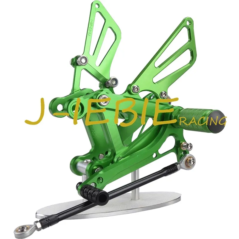 CNC Racing Rearset Adjustable Rear Sets Foot pegs For Kawasaki NINJA