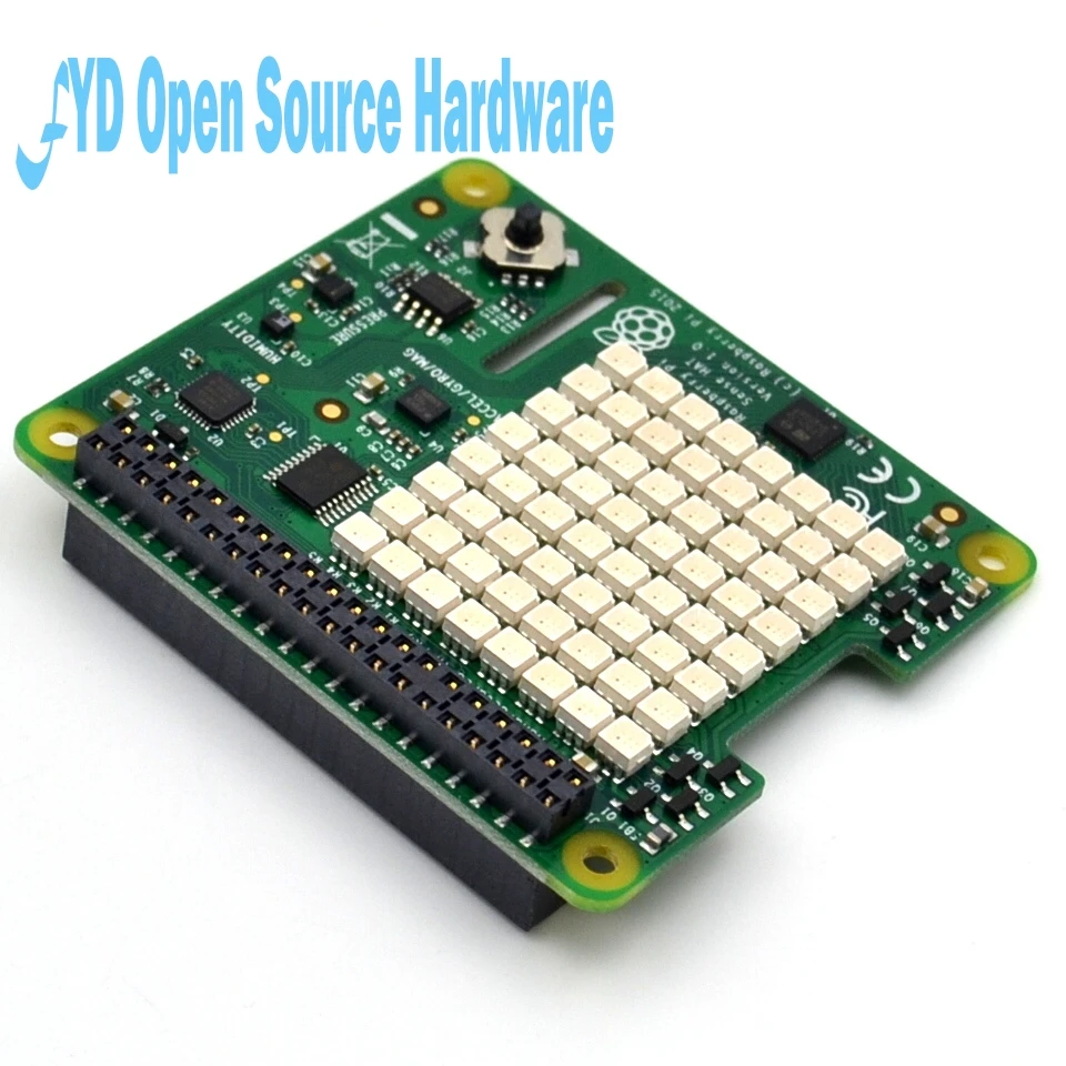 Raspberry Pi Sense HAT with direction , pressure, humidity and temperature sensor