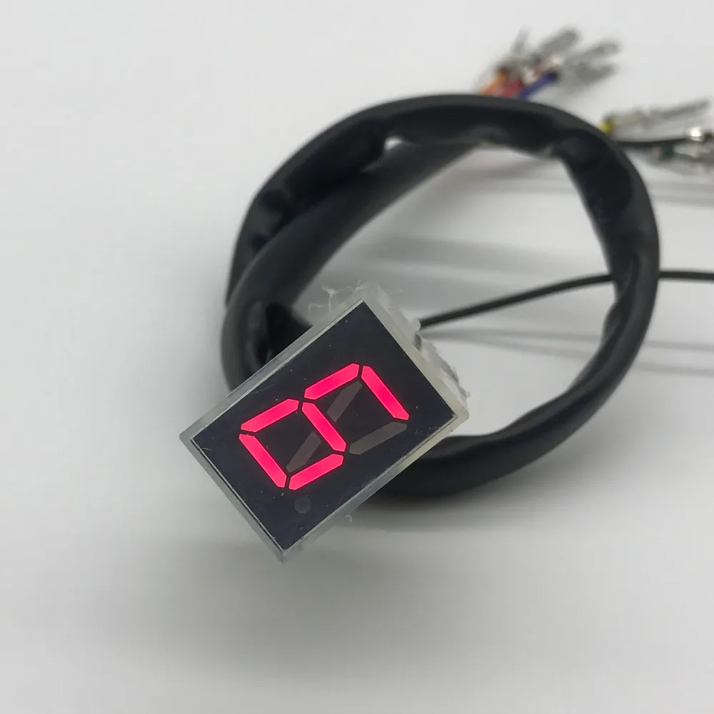 1 piece/lot Hot Sale Red Light LED Universal Digital Gear Indicator