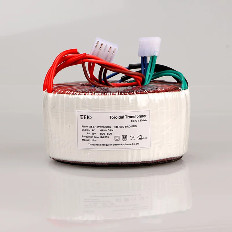 Ring Transformer AC 180V to AC 19V 3.5A 185V 1.5A 350W Copper Toroidal Power Transformer Power Amplifier Transformer Ring Transformer AC 180V to AC 19V 3.5A 185V 1.5A 350W Copper Toroidal Power Transformer Power Amplifier Transformer