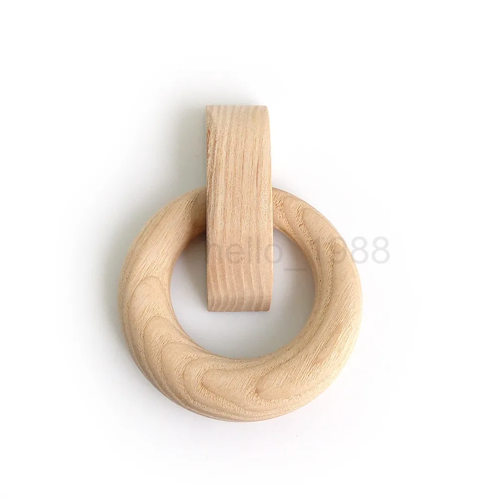 No Paint Pendant Wooden Knob Handle Furniture Kitchen Cupboard