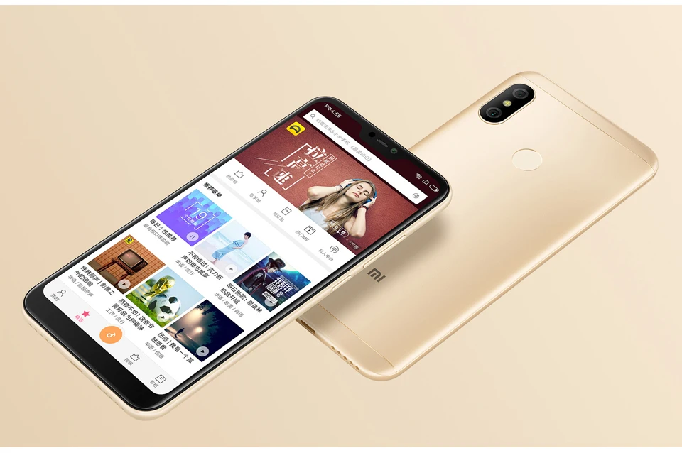 Original Xiaomi Redmi 6 Pro Mobile Phone 3GB RAM 32GB ROM Snapdragon 625 Octa Core 5.84 199 Full Screen Dual AI Camera 4000mAh (5)