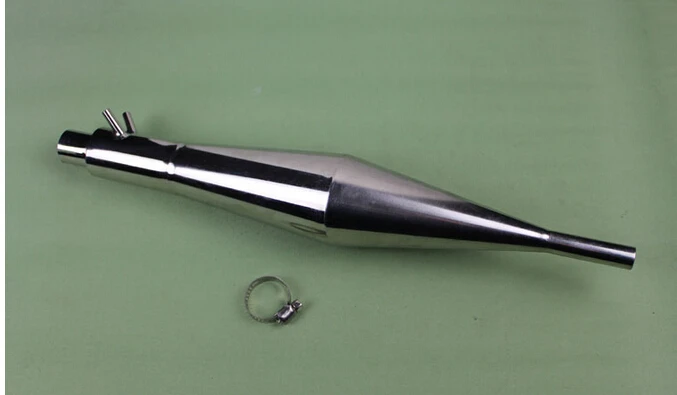 Stainless steel Tuned Pipe font b Exhaust b font for Zenoah RCMK Sikk RC Boat 23