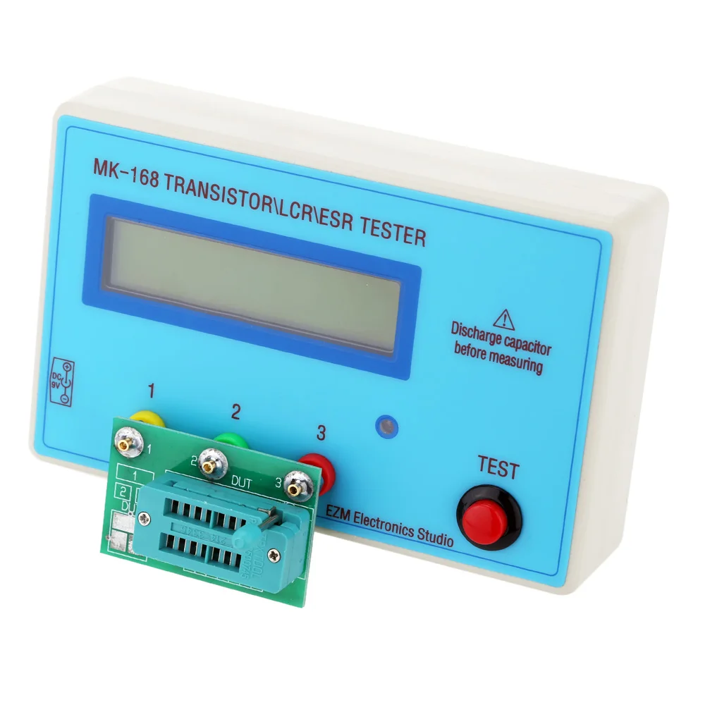 Многофункциональный Транзистор тестер LCD подсветка диод индуктивность емкость сопротивление СОЭ метр Для MOS/PNP/NPN L/C/R тестирование