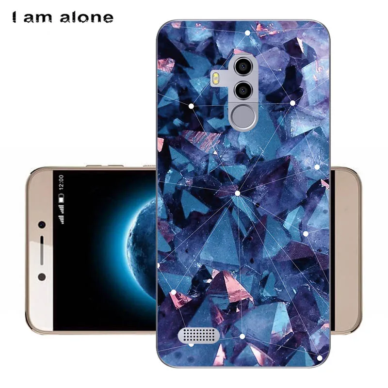 Чехлы для телефонов I am alone для Leagoo T8s 5,5 дюйма, мягкие чехлы из ТПУ для мобильных телефонов с мультяшным принтом для Leagoo T8s, сумки