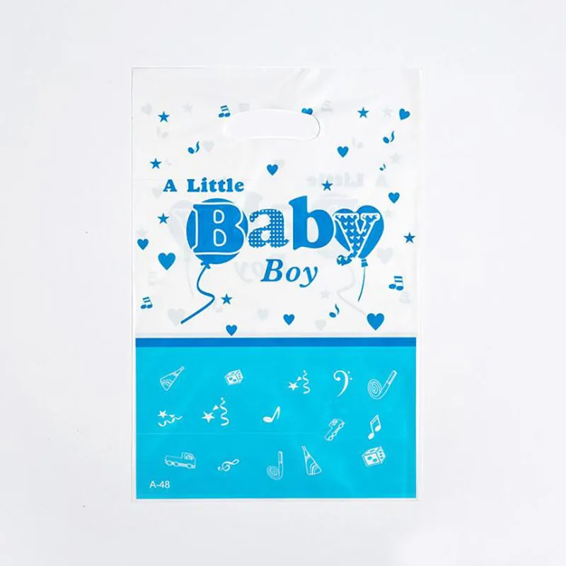 10pcs/pack A Little Baby Boy&Girl Theme Party Loot Bag Party Supplies