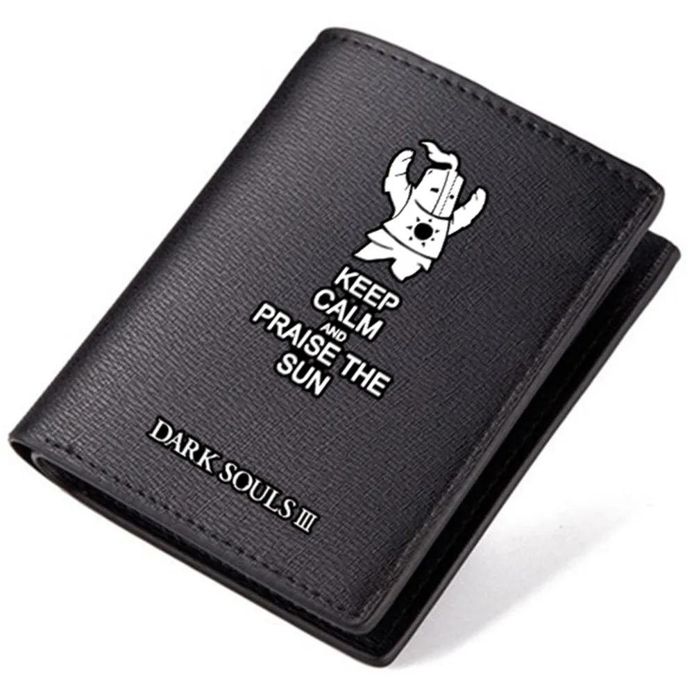 

MeanCat Dark Souls 3 Collection PU Leather Wallet PS4 Game Collected Wallets with Interior Slot Pocket and Coin Pocket