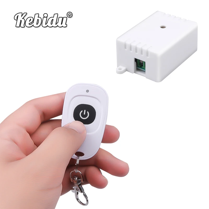 Kebidu Universal Wireless 433 MHz Remote Control Switch AC 110V 220V 1CH Relay Receiver Module For Smart Home Lighting Gate | Электроника