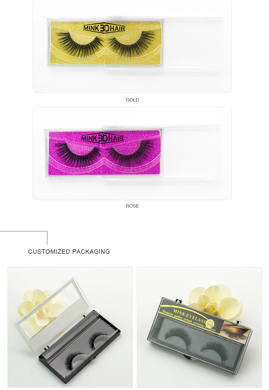 Настроены норки Lashes Box Высокое качество накладные Eyelahses посылка с вашим логотипом