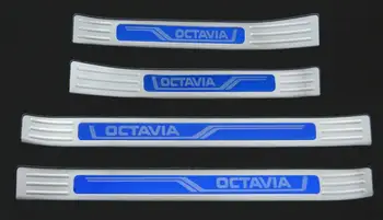

2015-2018 for Skoda new Octavia threshold stainless steel special welcome pedal decorative accessories