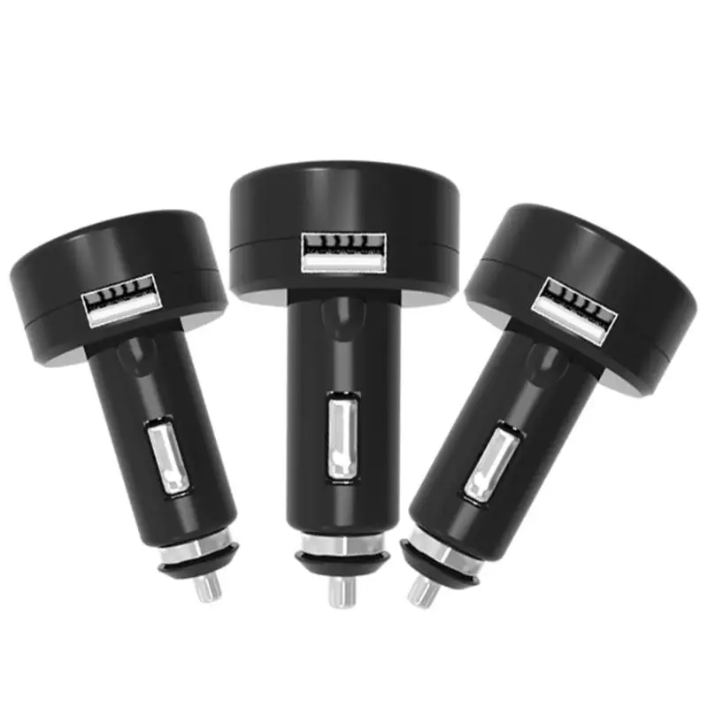 Многофункциональный USB Автомобильное зарядное устройство 12 В/24 В Цифровой вольтметр-термометр автоматический вольтметр датчик 2.1A быстрое зарядное устройство для телефона планшета
