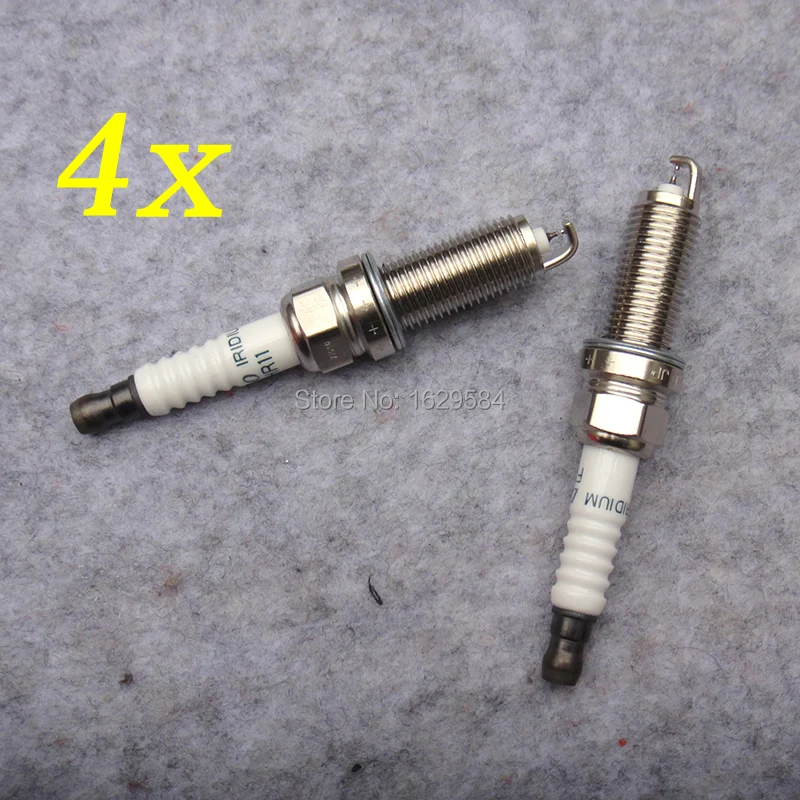 

4PCS Iridium Power Spark Plugs DILKAR6A-11 22401-JA01B for Altima Cube Rogue Sentra Advance Sedan 4-Door S Sedan 4-Door